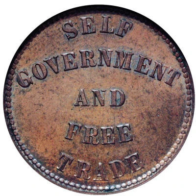 ½ Penny Prince Edward island - Self government and free trade back