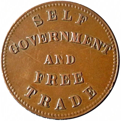 ½ Penny Prince Edward's Island - Self government and free trade back