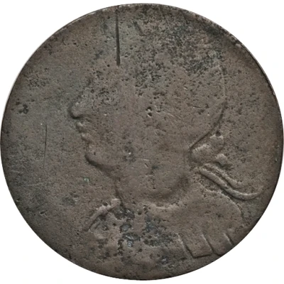 ½ Penny Regal Imitation - George III left ND front