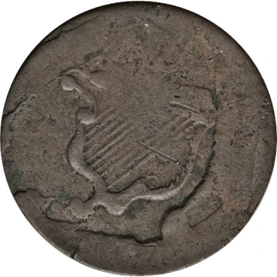 ½ Penny Regal Imitation - George III left ND back