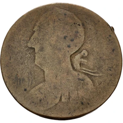 ½ Penny Regal Imitation - George III left ND front