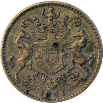 ½ Penny - Rutherford "St John's" front