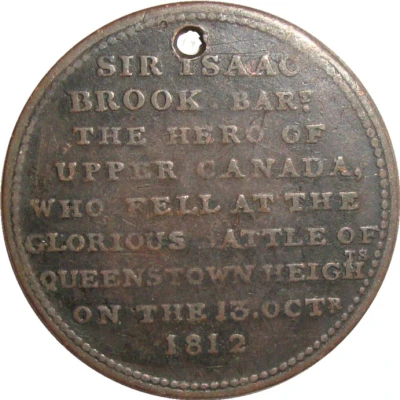 ½ Penny Sir Isaac Brock back