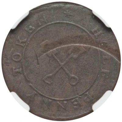 ½ Penny Token back