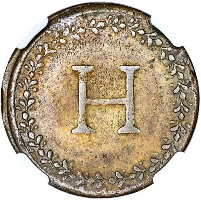 ½ Penny Token back