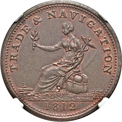 ½ Penny Trade and Navigation Token front