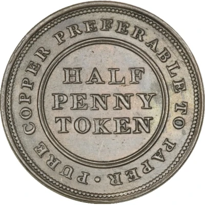 ½ Penny "Trade and Navigation" Token back