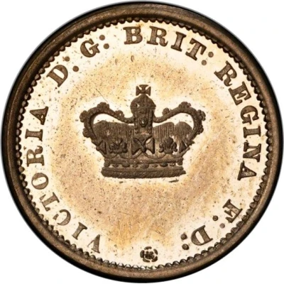 ½ Penny - Victoria Copper-nickel Pattern front