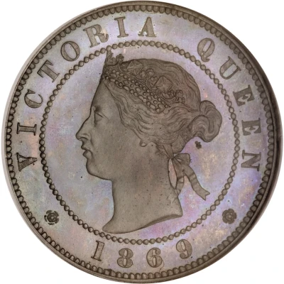 ½ Penny - Victoria Piedfort front