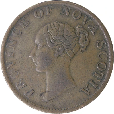 ½ Penny - Victoria front