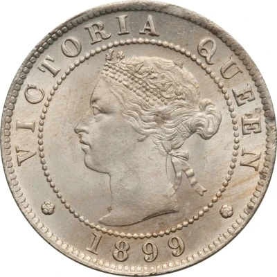 ½ Penny - Victoria front