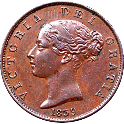 ½ Penny - Victoria front