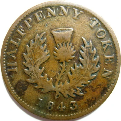 ½ Penny - Victoria back