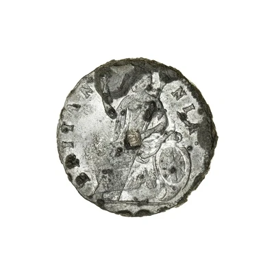 ½ Penny - William and Mary draped busts back