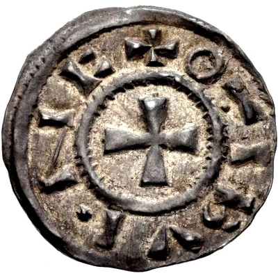 ½ Penny -anonymous St. Edmund Memorial coinage back