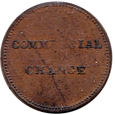 ½ Penny (commercial change) ND back