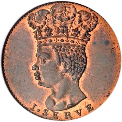 ½ Penny front