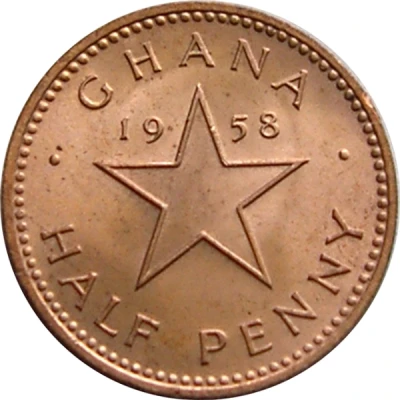 ½ Penny front