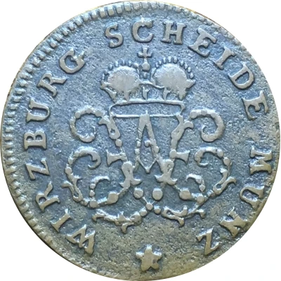 ½ Pfennig - Adam Frederick of Seinsheim front