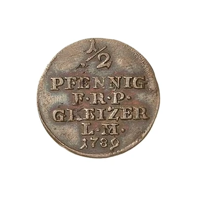 ½ Pfennig - Henry XI back