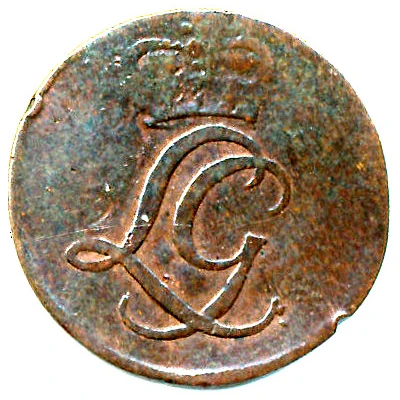 ½ Pfennig - Louis Günther II front