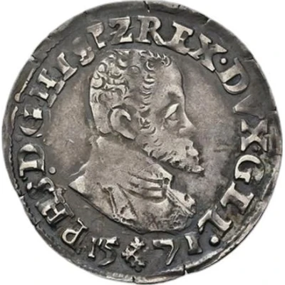 ⅒ Philipsdaalder - Philip II front