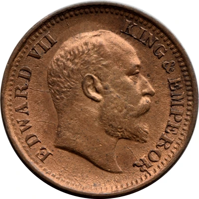 ½ Pice - Edward VII front