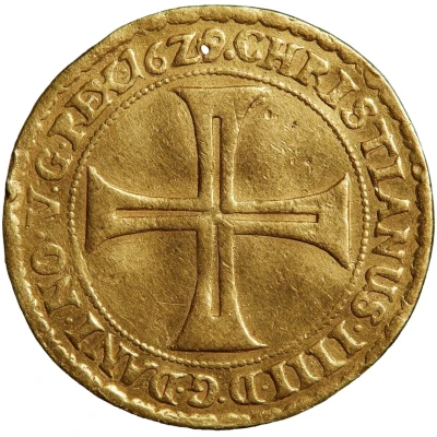 ¼ Portugaloser - Christian IV front