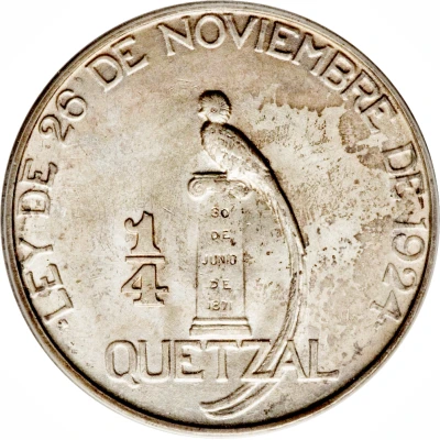 ¼ Quetzal back