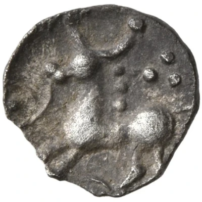 ¼ Quinarius Roseldorf III type 100 BC - 1 BC back