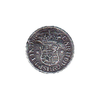 ½ Real - Charles III arms front