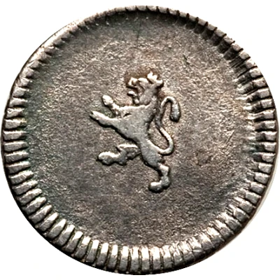 ¼ Real - Charles IV without mintmark back