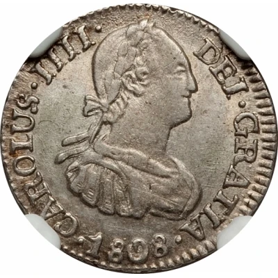 ½ Real - Charles IV front