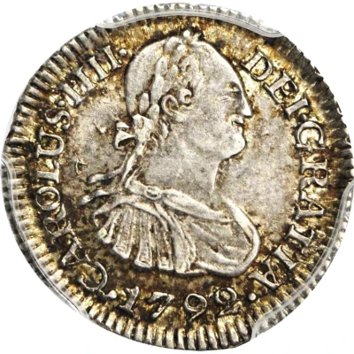 ½ Real - Charles IV front