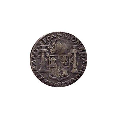 ½ Real - Ferdinand VII Royalist Coinage back