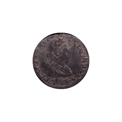 ½ Real - Ferdinand VII Royalist Coinage front