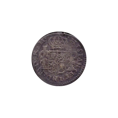 ½ Real - Ferdinand VII Royalist Coinage back