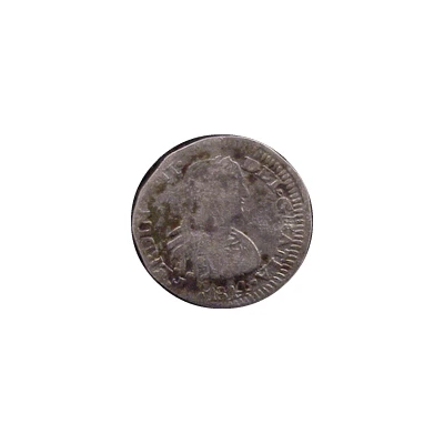 ½ Real - Ferdinand VII Royalist Coinage front