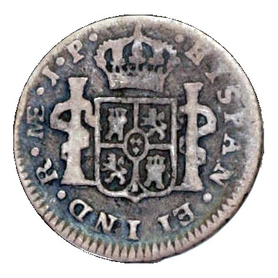 ½ Real - Ferdinand VII first type back