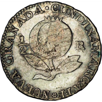 ½ Real Pre-republican - Cundinamarca front