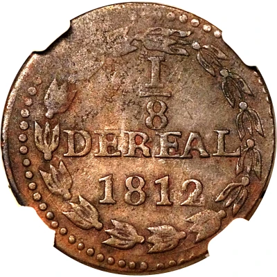 ⅛ Real Republican coinage back