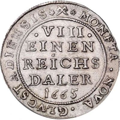 ⅛ Reichs Daler - Frederik III back