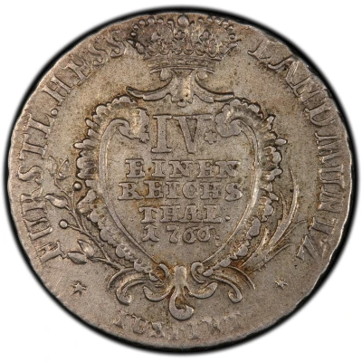 ¼ Reichsthaler - Frederick II back