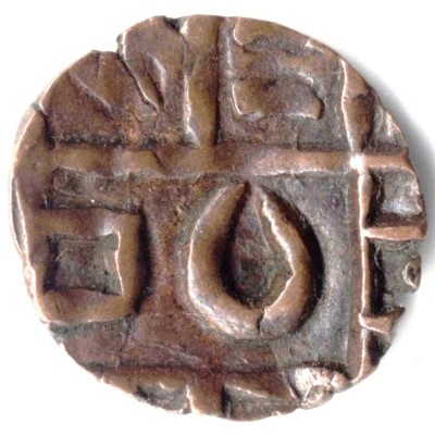 ½ Rupee / Deb Period III ND back