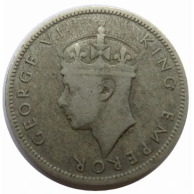 ½ Rupee - George VI front