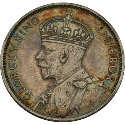 ½ Rupee - George V front