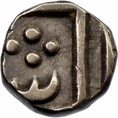 ⅛ Rupee - Shah Alam II Jayaji Rao Scindia ND front