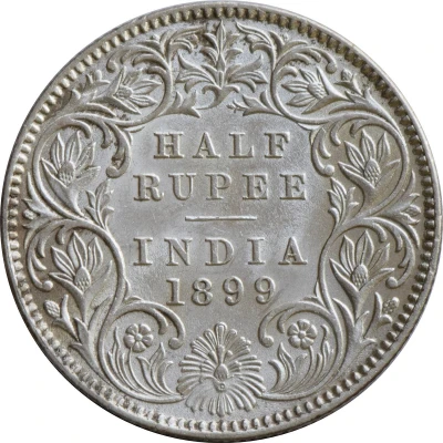 ½ Rupee - Victoria back