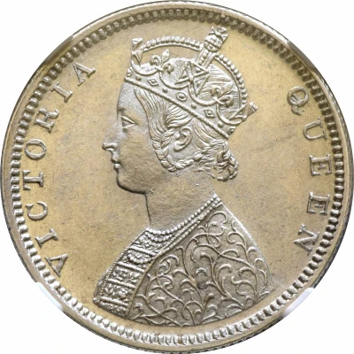 ½ Rupee - Victoria front