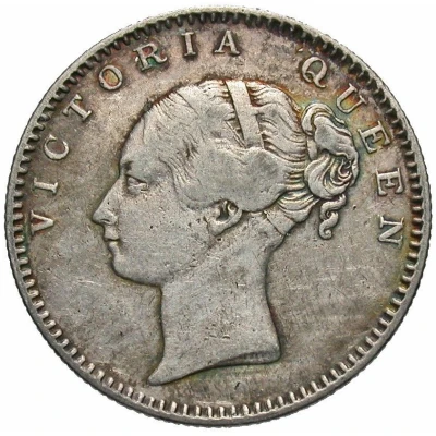 ½ Rupee - Victoria front